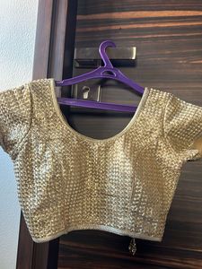 Golden Sequin Blouse