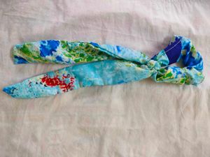 Floral Scrunchie &amp; Scarf Set