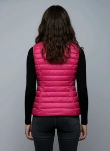 Stylish Pink Lightweight Ladies Parka Jacket