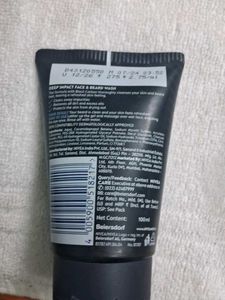 Nivea Deep Impact Face & Beard Wash - 100ml