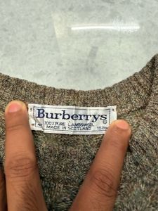 Burberry cable knit Brown Sweater
