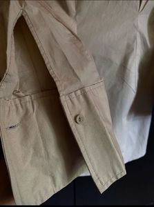 ✨ H&amp;M Gathered Poplin Shirt Dress