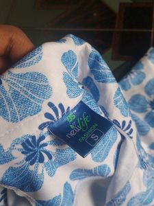 blue printed shirt good shir
