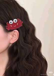 Crochet Crab Clips