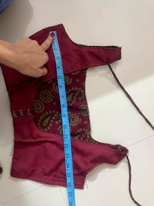 Maroon &amp; Green Lehenga Set