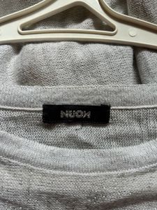 Loose Knit Grey Top