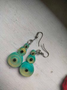 Crochet And Quiling Earings