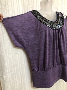 Izbyer Stylish Purple Top