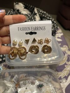 Korean Earrings Combo