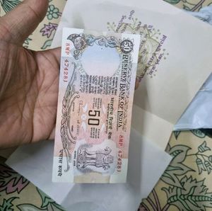 Raer old 50 Rupees note Parliament Edition