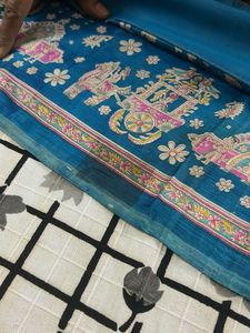gandhi ashram pure silk saree