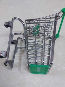Mini Shopping Cart Showpiece
