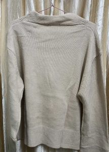 Beige Cardigan.