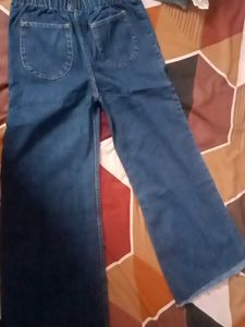 denim flared jeans