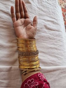 Golden Bangle Set