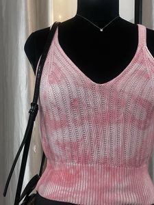 Pink Tie-dye Top