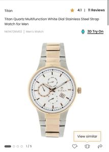 Titan Quartz Multifunction Watch