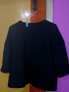Black 3/4 Sleeve Top - New with Tags