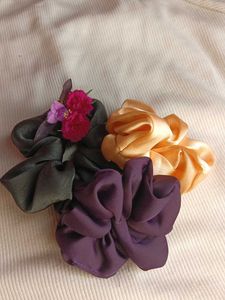 Silk Scrunchie Set
