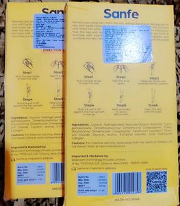 Combo Of Two Sanfe Wax Strips Packs Total 40strips