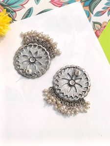 Boho Oxidised Earring 🤍