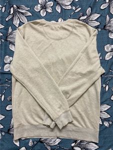 Spao New Basic Cream Sweatshirt