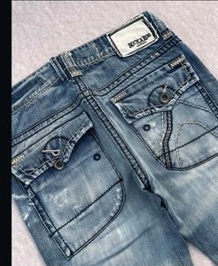 Y2K WASHED BUCKAROO FLARED DENIM