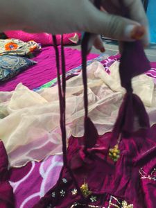 Burgundy Indian Frock
