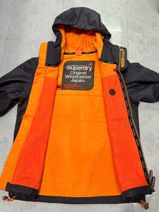 Superdry Black &amp; Orange Windtrekker Jacket
