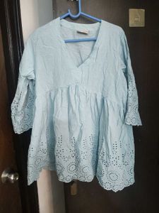 Stylish Blue Tunic Top by Westside