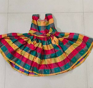 Colorful Silk Dress