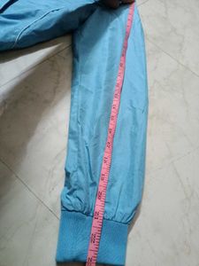Sky Blue Fancy Jecket For Female