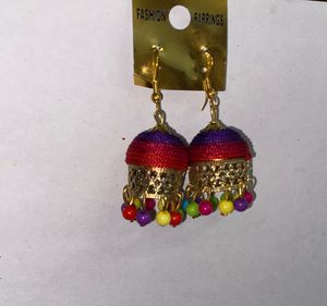 Combo Of Fancy Jhumka Earrings &amp; Studs
