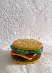 Burger 🍔 Clay Coaster Set