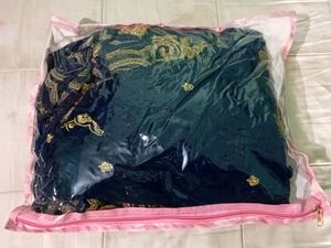 Nevy Blue Kurta With Lehenga And  Dupatta