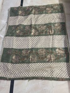 Elegant Floral Embroidery Saree