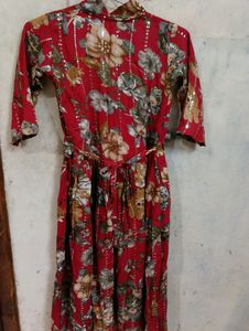 Women Fit And Flare Multicolor Dress