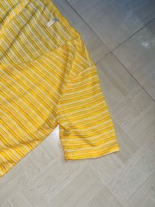 Yellow Sheer Cardigan Jacket
