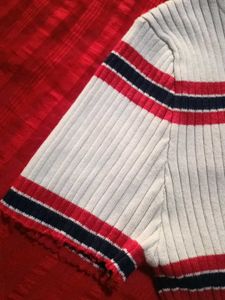 Striped Knit Top