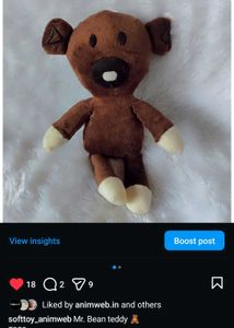 Mr.Bean Teddy Plushies Imported