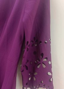 Elegant Purple Dress upan down