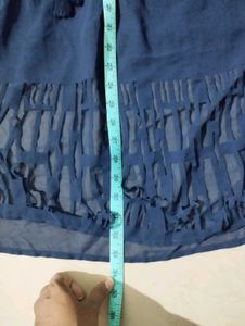 Navy Off-Shoulder Dress