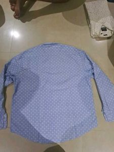 Casual Peter England Light Blue Shirt