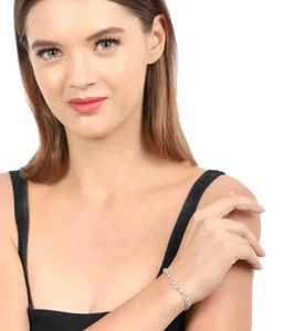 925 Sterling Silver Infinity Bracelet