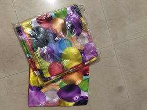 Colourful Balloon Print Cushion Covers (5 Pieces)