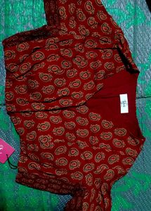 Paisley Print Blouse (L Size)
