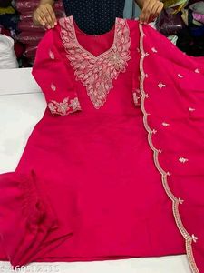 Elegant Embroidered Pink Salwar Kameez