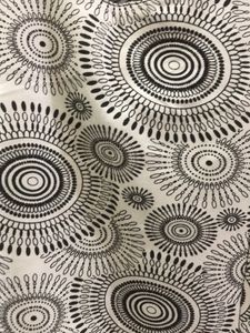 Spiral Pattern Black And White Crop Sleeveless Top