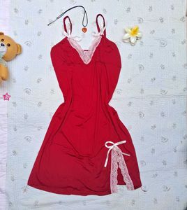 Aesthetic Slip Lace Dress