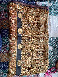 Pure Silk Dual Tone Valkalam Beautiful Woven Pallu